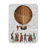 Globo De Aire Caliente Y Gente