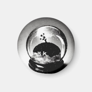 Imán Globo de Nieve Surrealista