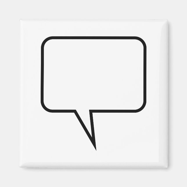 Imán Globo de voz (Frente)