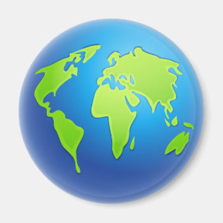Imán Globo Mundial