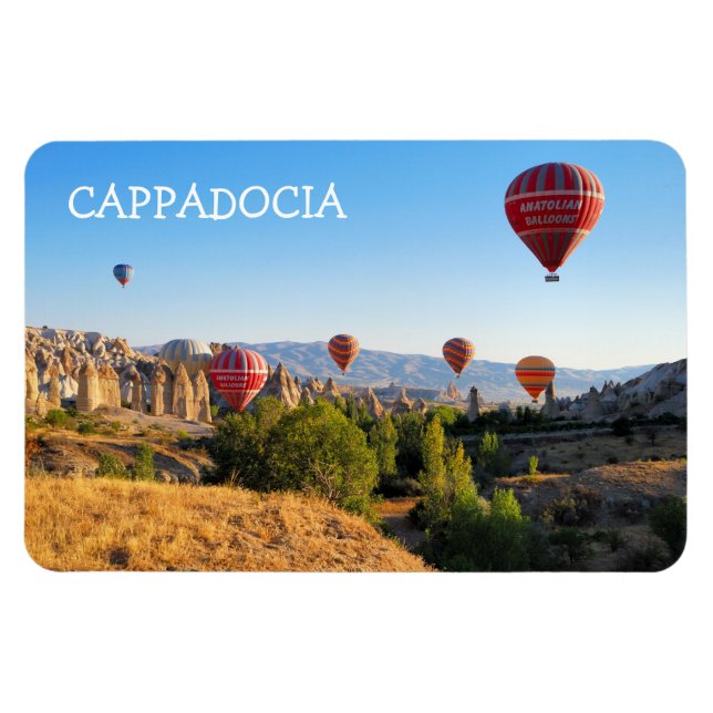 Imán Globos de aire caliente sobre Cappadocia (Horizontal)