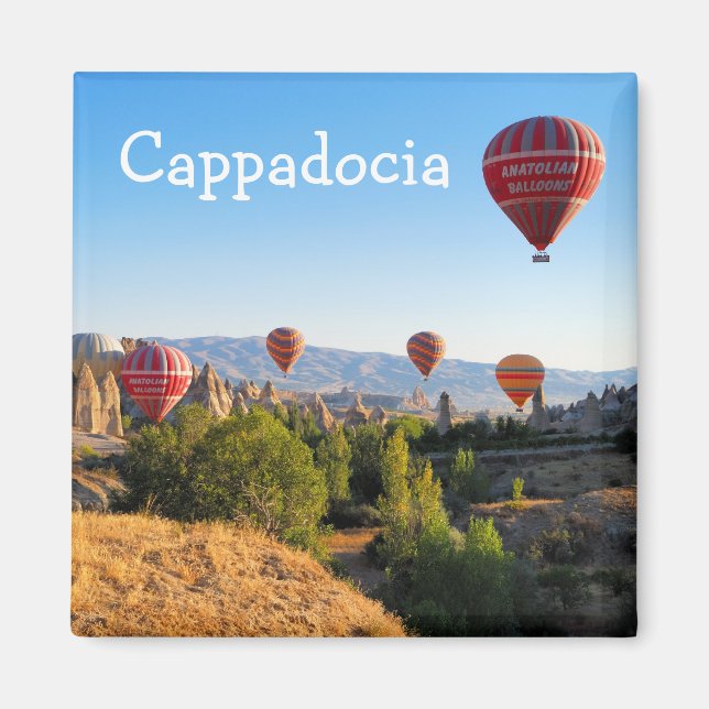 Imán Globos de aire caliente sobre Cappadocia (Frente)
