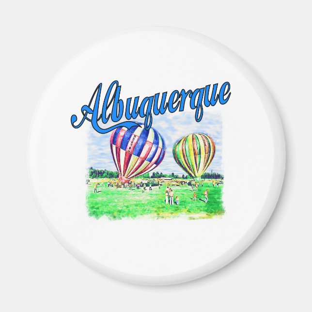 Imán Globos de Albuquerque (Frente)
