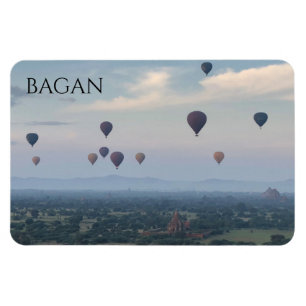 Imán globos de myanmar de bagan