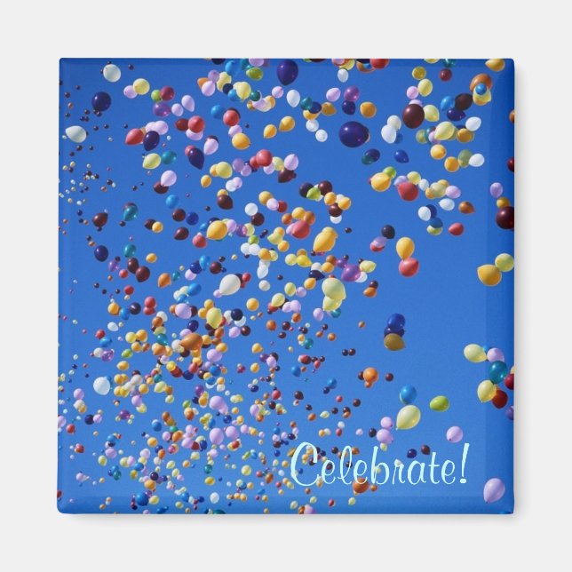 Imán Globos en ascenso - Magnet (Frente)