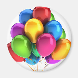 Imán globos globos personalizado personalizar aniversar