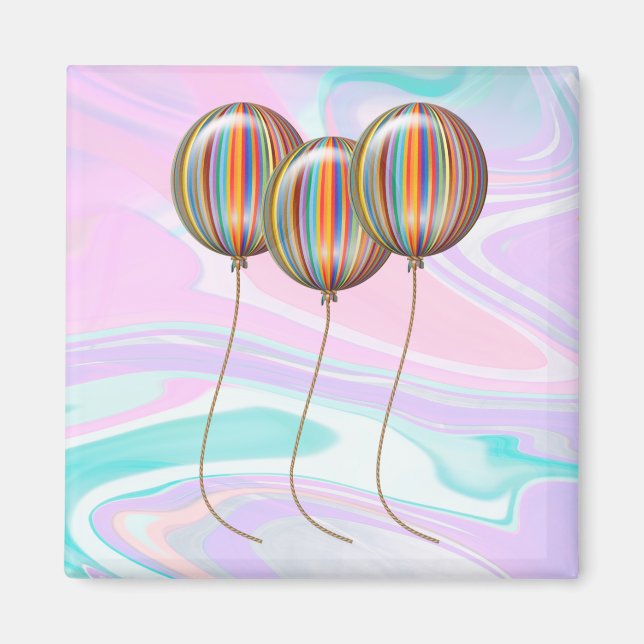 Imán Globos primáticos png (Frente)