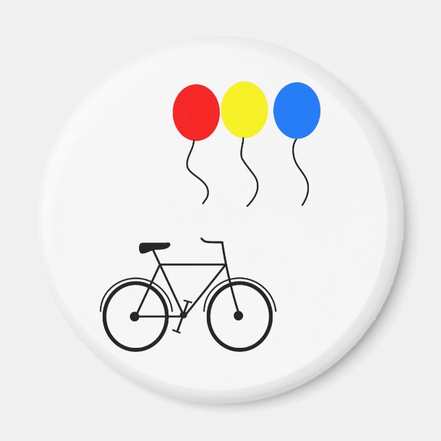 Imán Globos y bicicletas (Frente)