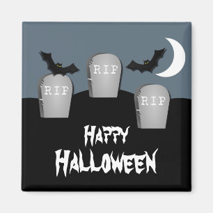 Imán Gloomy Graveyard Halloween Magnet