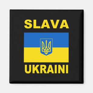 Imán Gloria a Ucrania Apoya la bandera ucraniana F
