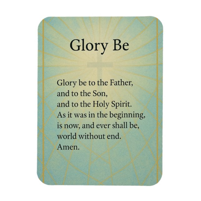 IMÁN GLORY BE (CATHOLIC PRAYER) (Vertical)