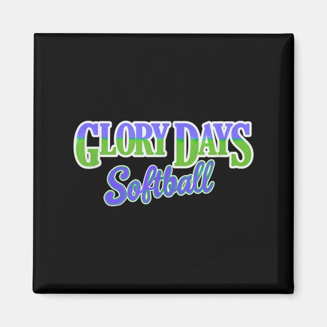 Imán Glory Days Softbol (Frente)