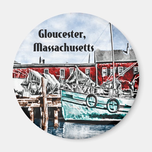 Imán Gloucester, Massachusetts (Frente)