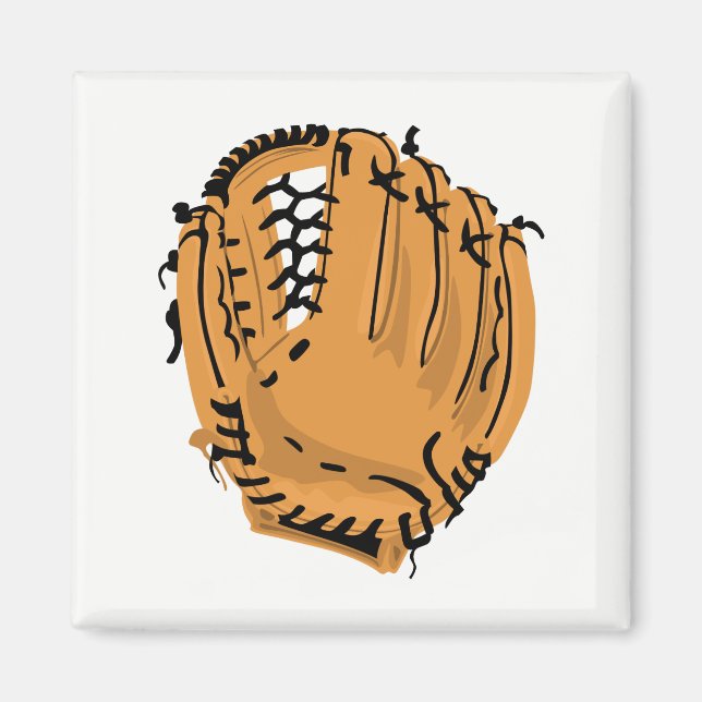 Imán Glove de béisbol (Frente)