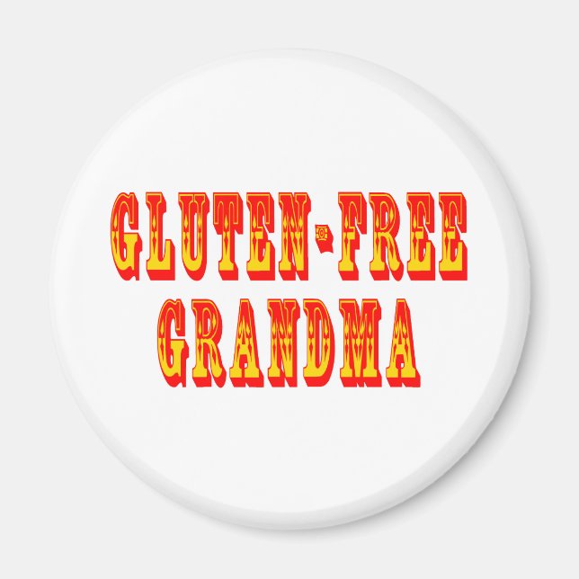 Imán Gluten Free Grandma (Frente)