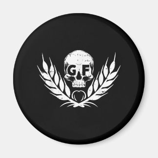 Imán Gluten Free Guay Skull Warrior Gift