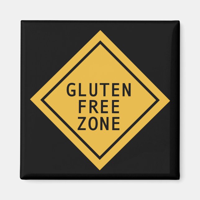 Imán Gluten Free Zone (Frente)
