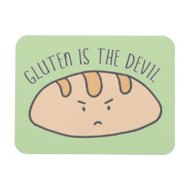 Imán Gluten gracioso es libre del diablo Gluten