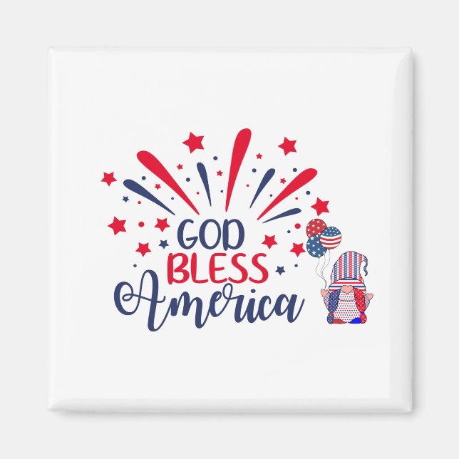 Imán Gnome americano (Frente)