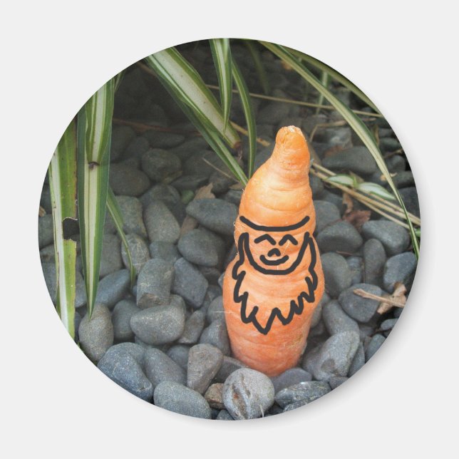 Imán Gnome Carrot Magnet (Frente)