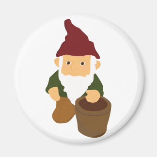 Imán Gnome con cubo