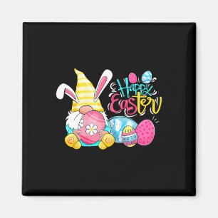 Imán Gnome Easter Egt Hunt Gnomes Bunny Happy Easter Da
