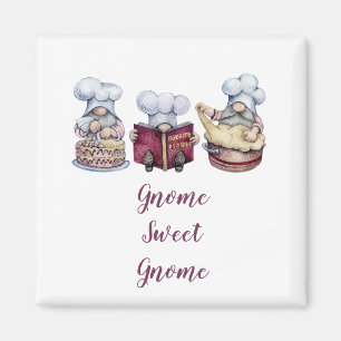 Imán Gnome Gnome Gnome Gnomé Gnomé personalizado