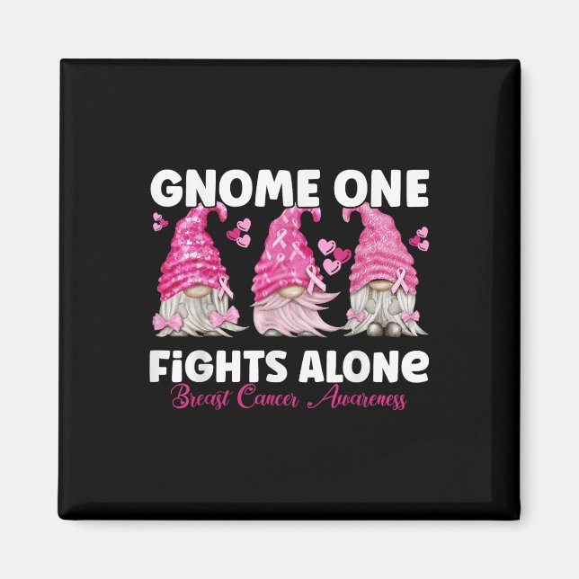 Imán Gnome One lucha solo con rosado _ Aviación contra  (Frente)