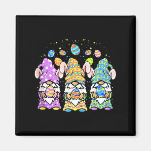 Imán Gnome Pascua Mujeres Niñas Primavera Conejo Pascua