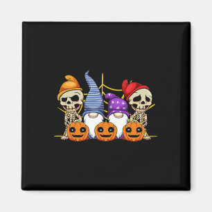 Imán Gnome Skeleton Lazy Halloween Disstume Cuerdo Cala