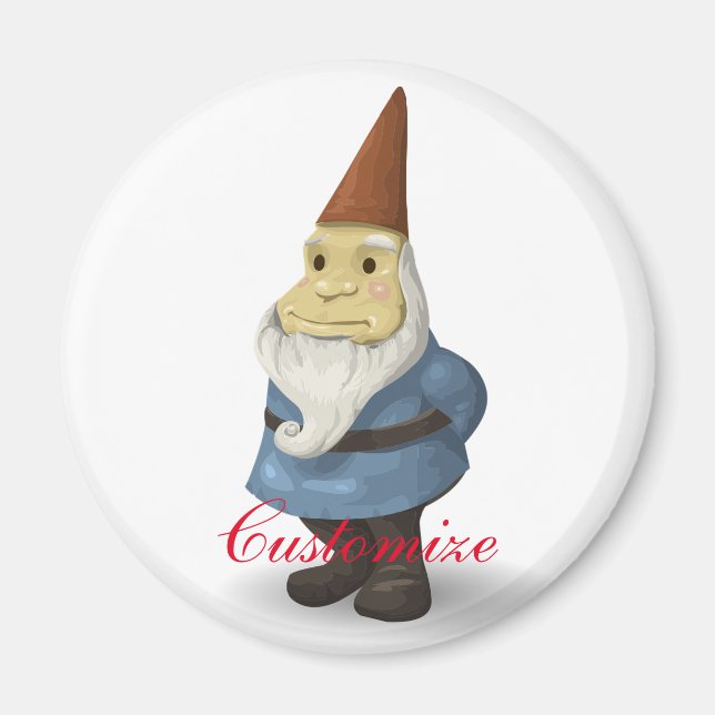 Imán Gnome Thunder_Cove de vacaciones de invierno (Frente)