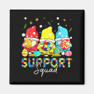 Imán Gnomes Autism Awareness Camisetas apoyan a Squad E
