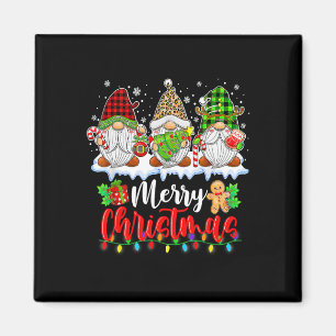 Imán Gnomes Cute Gnomes Merry Christmas Light Gnome Xma