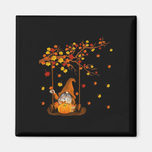 Imán Gnomes de calabaza Caen otoño Cute Halloween Thank