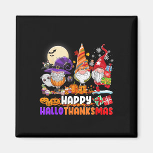 Imán Gnomes Halloween Navidades del Día de Acción de Gr