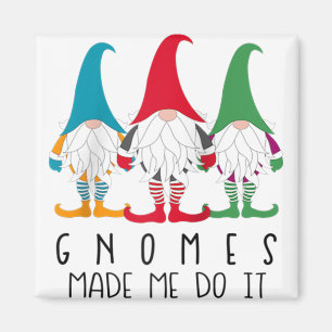 Imán Gnomes me hizo hacerlo navidades nórdicos santa g