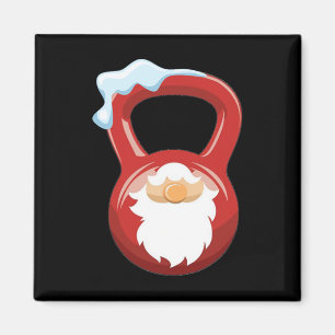 Imán Gnomio de entrenamiento de Navidad para gimnasio P