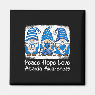 Imán Gnomis de apoyo con conciencia de la Ataxia azul d