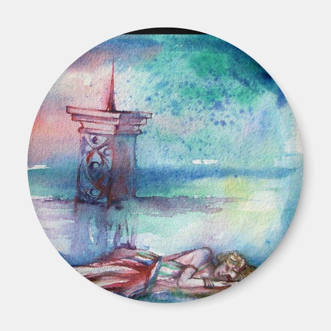 IMÁN GNOMÓN Y DAMA DEL LAGO (Frente)