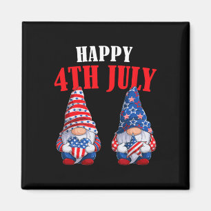Imán Gnomos 4 De Julio Día De La Independencia De Améri