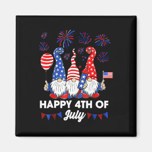 Imán Gnomos Feliz 4 De Julio