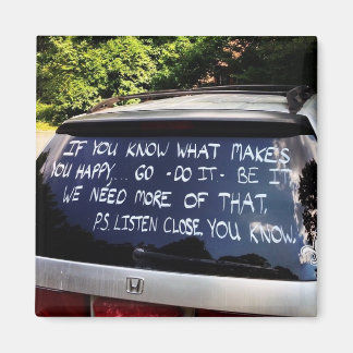 Imán Go Do Be What to You Happy - Hindsight Magnet