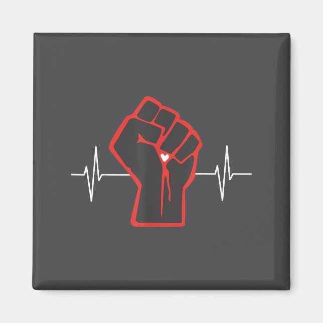 Imán Go Red Heart Disease Awareness Month  (Frente)