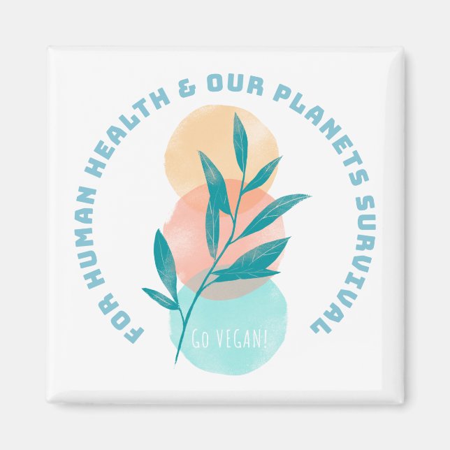 Imán Go Vegan (Frente)