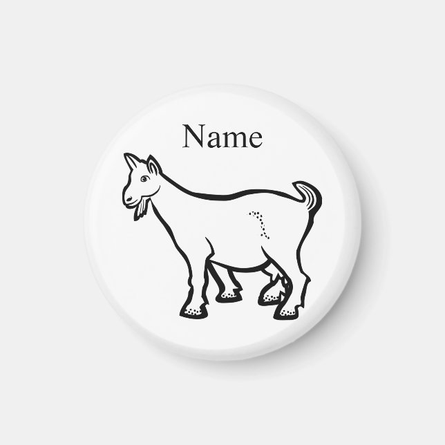 Imán Goat Animal Thunder_Cove (Frente)