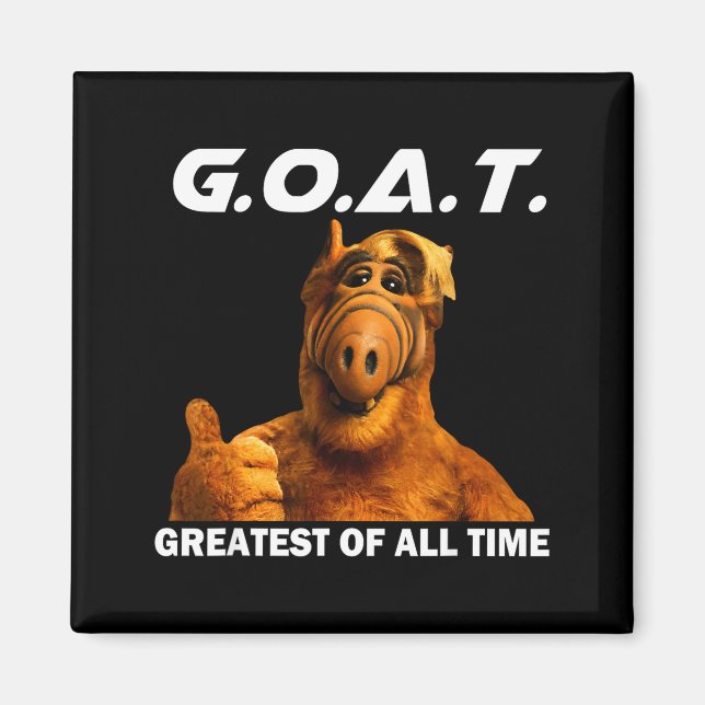 Imán Goat Greatest Of All Time Funny Meme  (Frente)