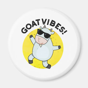 Imán Goat Vibes Funny Animal Pun