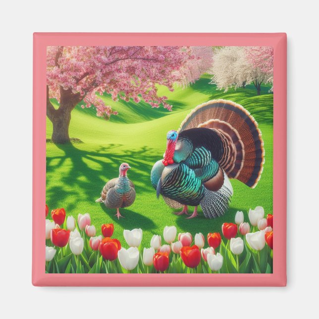 Imán Gobbler Turkey Magnet (Frente)