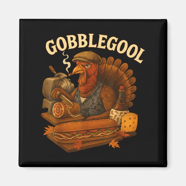Imán Gobbol Turkey Thanksgiving  (Frente)
