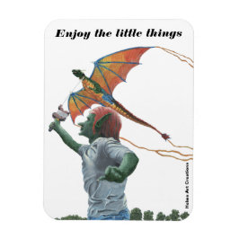 Imán Goblin Flagon Kite Refrigerator Magnet